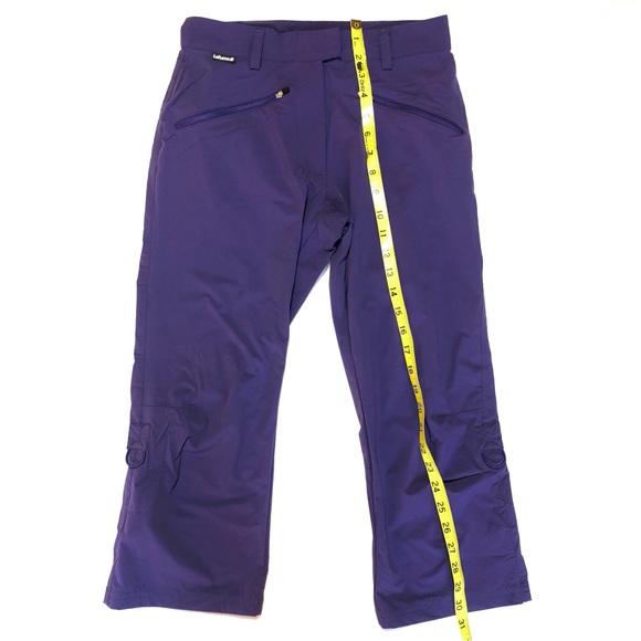 Hiking crop capri pant, purple size 4, UPF 40 - Picture 5 of 7